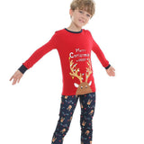 Family Christmas Deer Parent-child Print Pajamas Loungewear