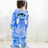 Kid Baby Boy Girl Dinosaur Cartoon Thickened Autumn Winter Pajamas