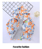 Kid Boys Spring Autumn Outdoor Blazer Trendy Trend Jacket Thin Coat