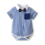 Baby Boy Khakis Suit Newborn Summer Crawl Suit 2 Pcs Sets