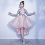 Kid Girl Princess Show Piano Performance Host Dress