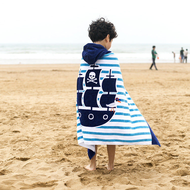 Baby Boy Girl Hooded Towel Spa Towel Bath Blanket Beach Pajamas