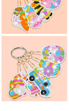 Easter Series Diamond Dotted Key Chain DIY Kid Gifts