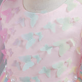 Kid Spring Autumn Long Sleeve Evening Princess Dress