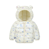 Baby Girl Cotton-padded Autumn Winter Windproof Cotton-padded Coats