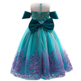 2-10T Kid Girl Princess Mermaid Halloween Fancy Carnival Dresses