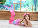 Kids Girl Ghnatygren Mermaid Bikini Split Swimsuit