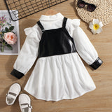 Kid Baby Girls Set Spring Autumn Corduroy Lapel 2 Pcs Sets