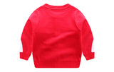 Kid Baby Girls Cardigan Explosive Round Neck Rainbow Autumn Sweaters