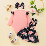 Baby Girls Long-sleeved Autumn Winter 2 Pcs Sets