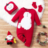 Baby Toddlers Holiday Christmas Climbing Rompers