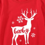 Family Matching Long Sleeve Casual Parent-child Christmas Shirts