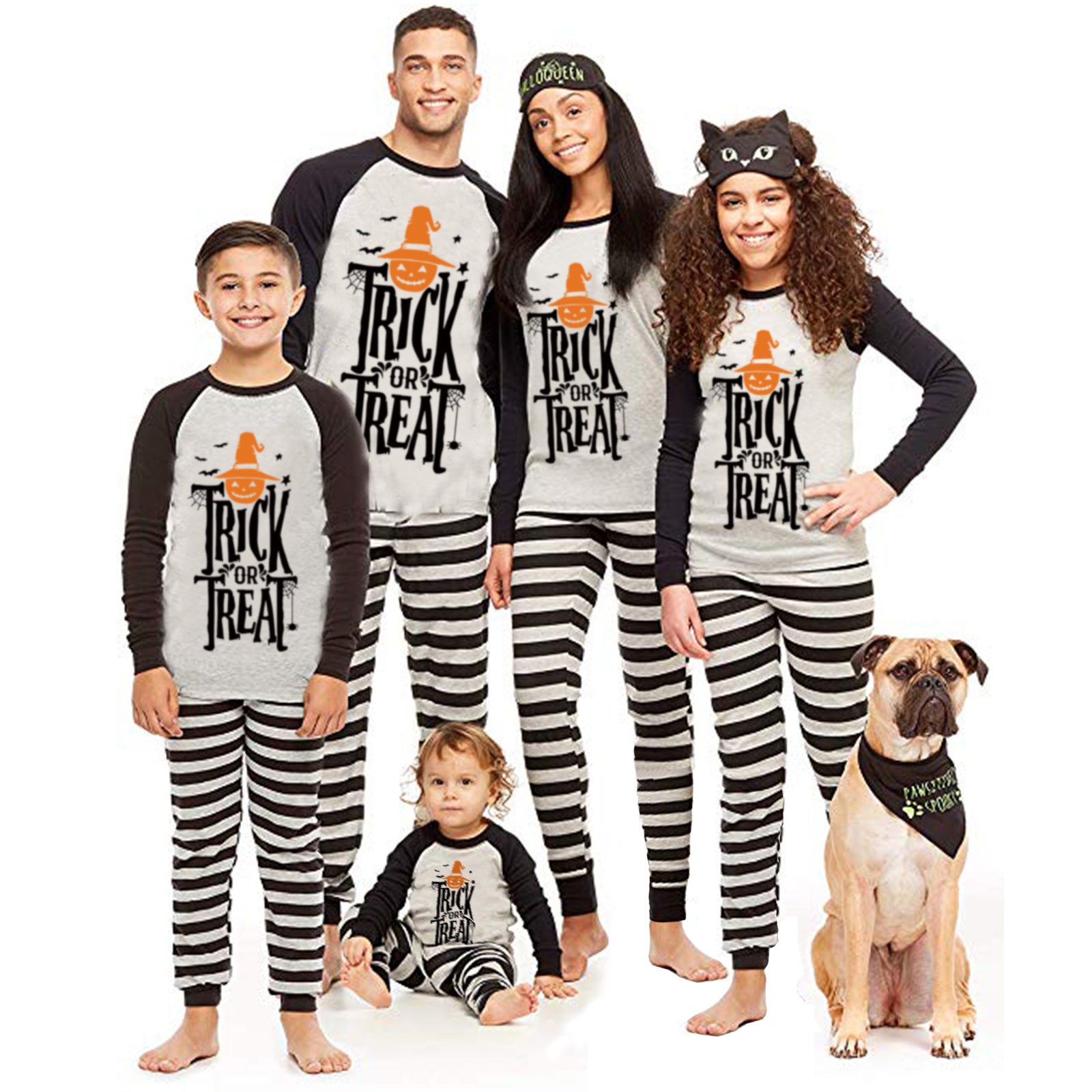 Family Matching Halloween Parent-child Pajamas Suits
