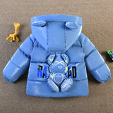 Kid Baby Boys Western Winter Thickened Cotton-padded Coat Jacket