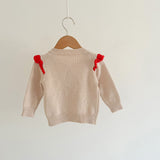 Baby Girl Sweater Autumn Knitwear Cotton Cardigan