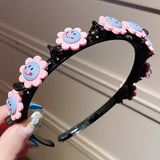 Kid Girl Braided Headband Clip Cute Cartoon Headwear