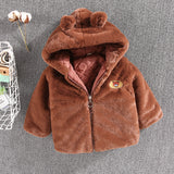 Kid Baby Boy Girl Autumn Winter Wool Warm Coats