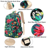 College Student Digital Print Backpack Three Set Bags