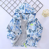 Kid Boys Spring Autumn Outdoor Blazer Trendy Trend Jacket Thin Coat