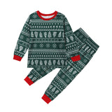 Family Matching Christmas Printed Pattern Parent-child Pajamas