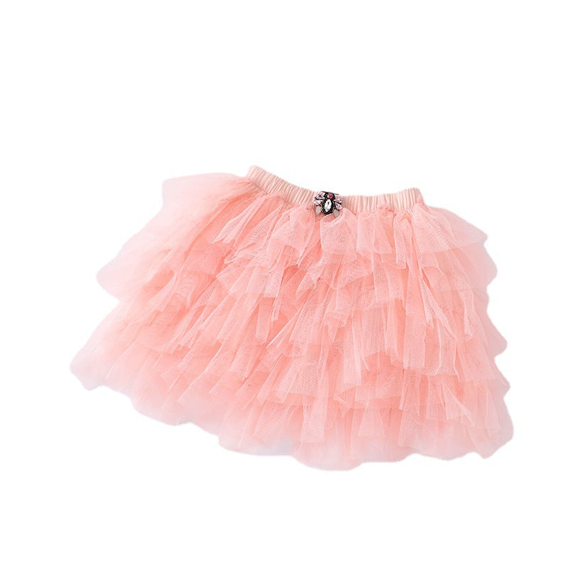 Kid Baby Girl Princess Pompous Bust Cake Skirts