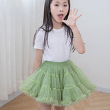 Kid Baby Girl Princess Convex Super Fluffy Mesh Skirts