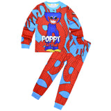 Kid Baby Boy Long Sleeve Home New Game Bobby Suit 2 Pcs Pajamas