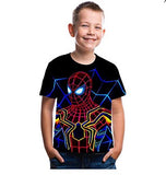 Kid Boy Girl Short Sleeve 3D Digital Print Marvel Summer T-shirt