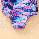 Kid Baby Girl One-piece Summer Sleeveless Triangle Swimsuit