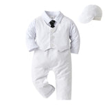 Baby Boy Suit Gentleman Formal Long Sleeve 2 Pcs Sets