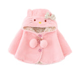 Baby Girls Overcoat Cape Autumn Winter Coats