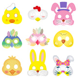 Easter Kids Masks 18 Sets Campaign Egg Hunt Parade Creative Gifts