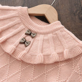 Kid Baby Girl Autumn Diamond Pullover Sweaters