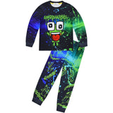 Kid Boy Long-sleeved Home Clothes Suit Game New My World Pajamas