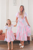 Family Matching Parent-child Sweet Leisure Holiday Dresses