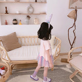 Kid Baby Girl Cartoon Mesh Star Summer Fashion Dresses