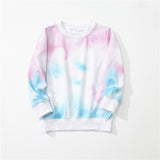Family Matching Mother-daughter Tie-dye Top Trendy New Hoodie