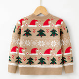 Kid Baby Boy Pullover Christmas Bottomed Sweater