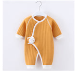 Baby Autumn Winter Warm Butterfly Nascent Cotton Rompers