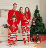 Family Matching Christmas Long Sleeve Cartoon Pajamas