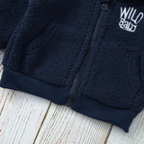 Baby Boys Zipper Cardigan Winter Cute Bear Furry Coat