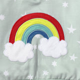 Baby Girls V-neck Long Sleeve Rainbow Cute T-shirt