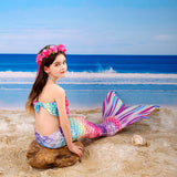 Kid Girl Mermaid Tail Spring Swimsuit