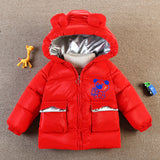 Kid Baby Boys Western Winter Thickened Cotton-padded Coat Jacket