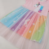 Kid Baby Girl Summer Unicorn Casual Dress
