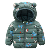 Kid Baby Boy Girl Cotton Jacket Cotton-padded Jacket Light Down Coat