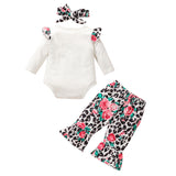 Baby Girl Leopard Print Spring 3 Pcs Sets