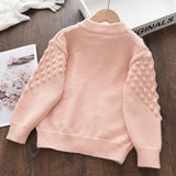 Kid Baby Girl Bottoming Autumn Winter Bow Sweater Top