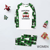 Family Matching Parent-child Plaid Stitching Printed Suit 2 Pcs Sets