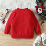 Kid Baby Boy Girl Christmas Autumn Printed Sweatshirts